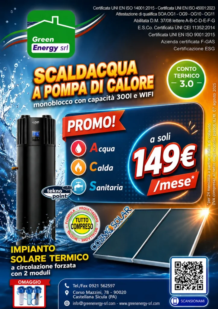 promo scalda acqua